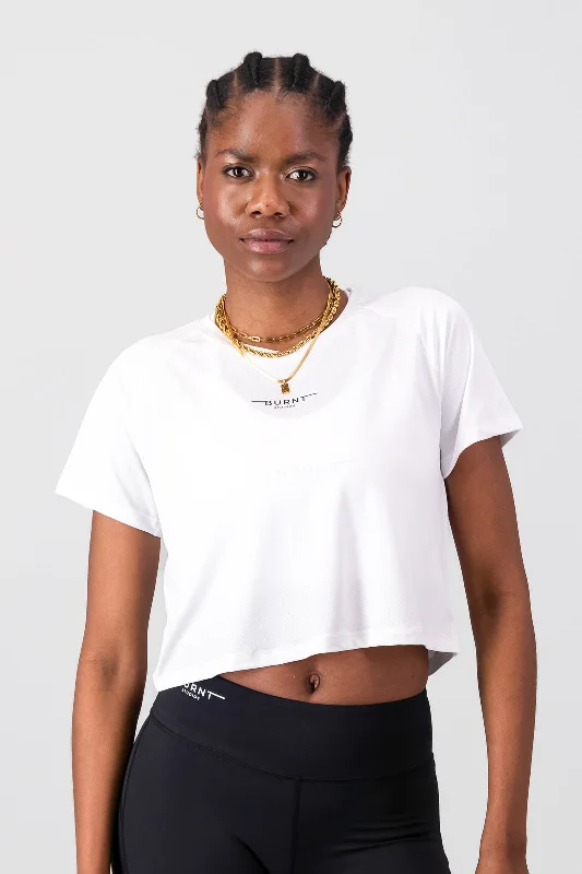 Breathable, Moisture-Wicking, And Budget-Friendly Essential Flow Tee - White