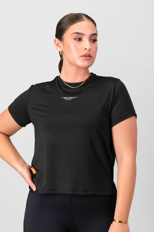 Soft, Supportive Yoga Wear At Unbeatable Savings Essential Movement Tee - Black