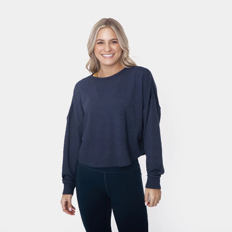 Breathable, Moisture-Wicking, And Budget-Friendly Exhale Long Sleeve - Navy