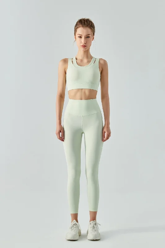 The Yoga Wear Sale You’Ve Been Waiting For Fake Two Sports Bra & Leggings Activewear Set The Yoga Wear Sale You’Ve Been Waiting For Fake Two Sports Bra & Leggings Activewear Set