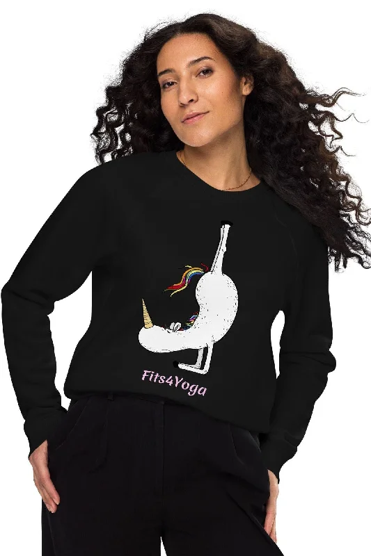 Yoga Apparel Designed For Movement At Lower Prices Fits4yoga Unicorn 2 organic raglan sweatshirt Yoga Apparel Designed For Movement At Lower Prices Fits4yoga Unicorn 2 organic raglan sweatshirt