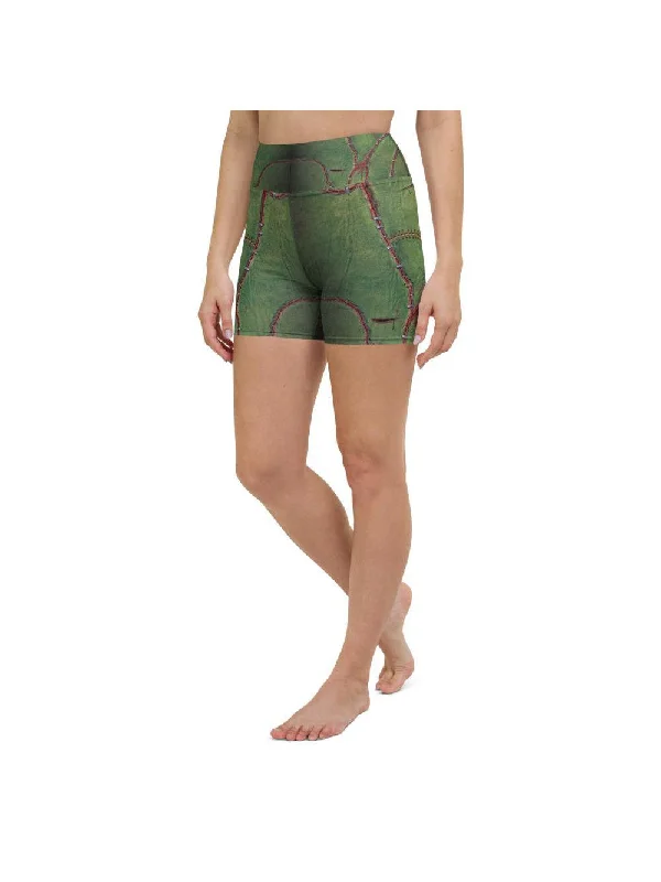 Look And Feel Your Best With Discounted Yoga Clothing Frankenstein Inspired Yoga Shorts