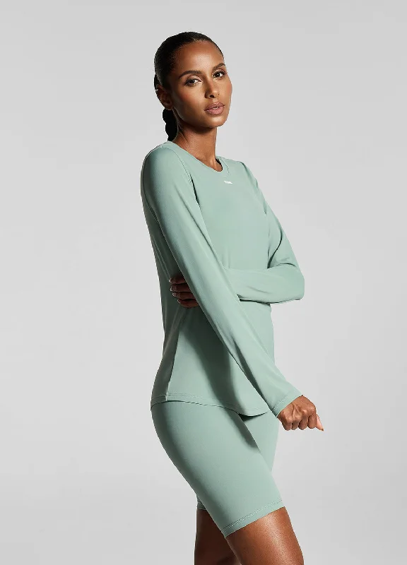 Fashionable Yoga Apparel Now On Sale Fresh Green Long Sleeve
