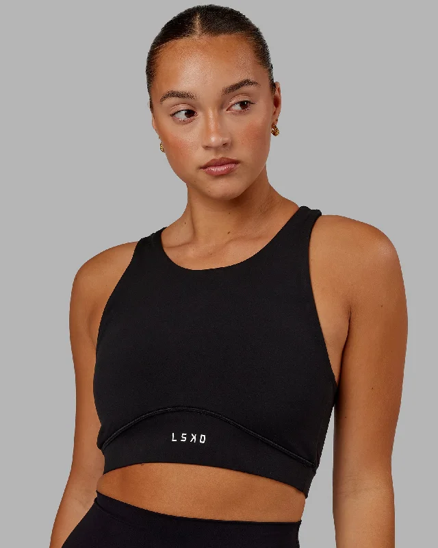 Elevate Your Style And Practice For Less Fusion Sports Bra - Black