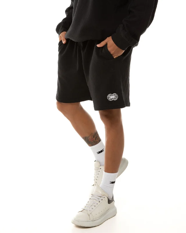 Flow In Comfort With Stylish Discounts Global Athletics Shorts - Black
