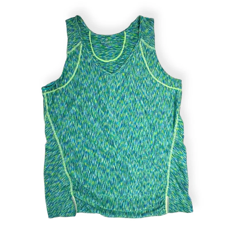 Green Athletic Tank Top Athleta, Size L