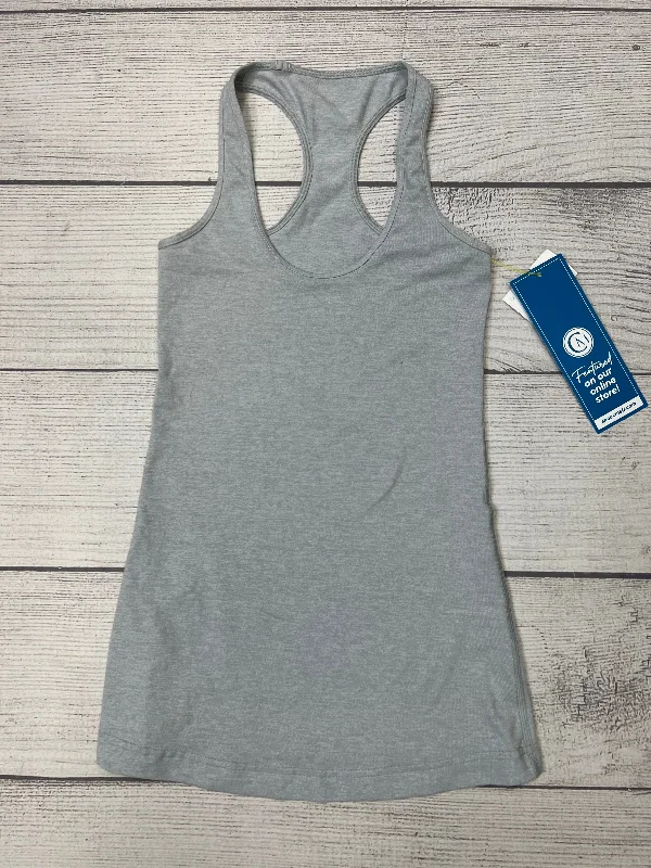 Grey Athletic Tank Top Lululemon, Size S