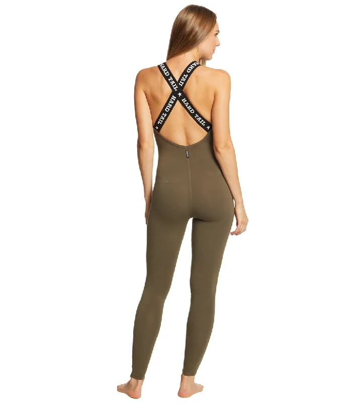 Yoga Wear At Unbeatable Prices Hard Tail Logo Bodysuit Olive
