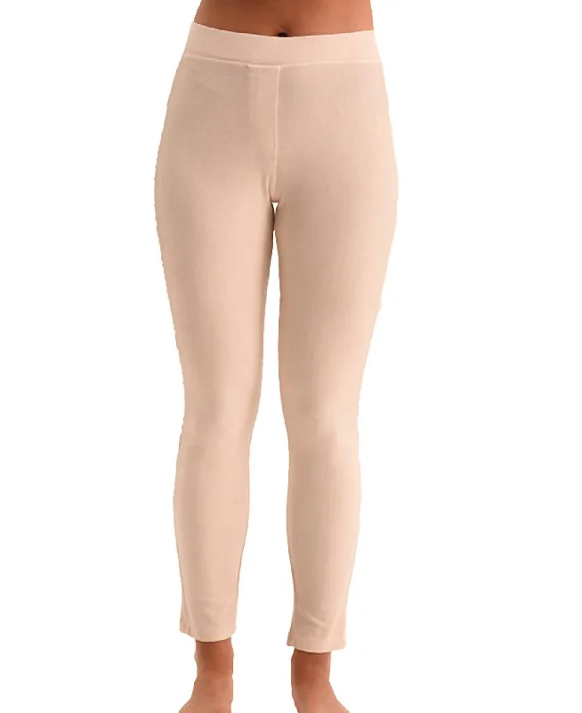 High Rise Jegging In Beige