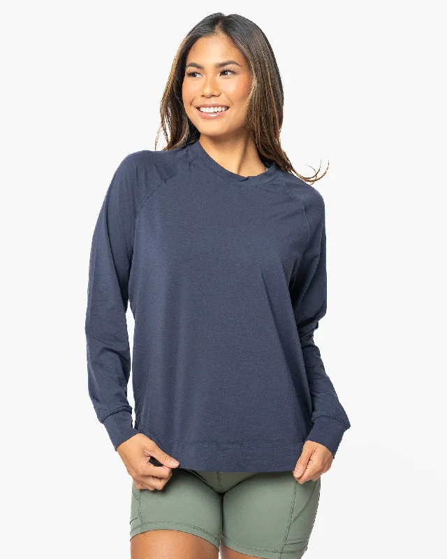 Upgrade Your Yoga Wardrobe For Less Infinity Full Length Long Sleeve - Navy