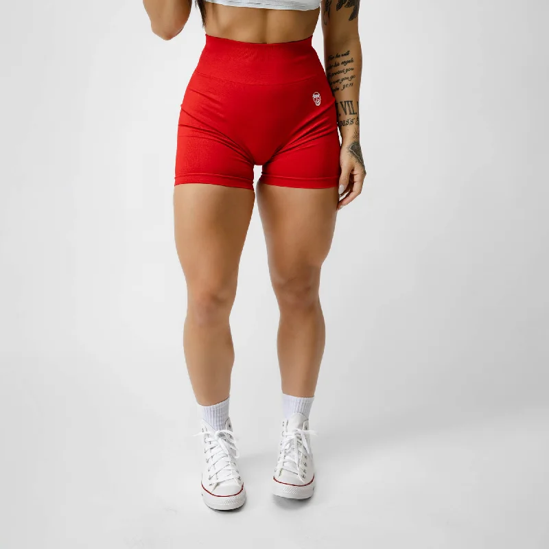 Flow In Comfort With Stylish Discounts Infinity Shorts - Carolina Reaper