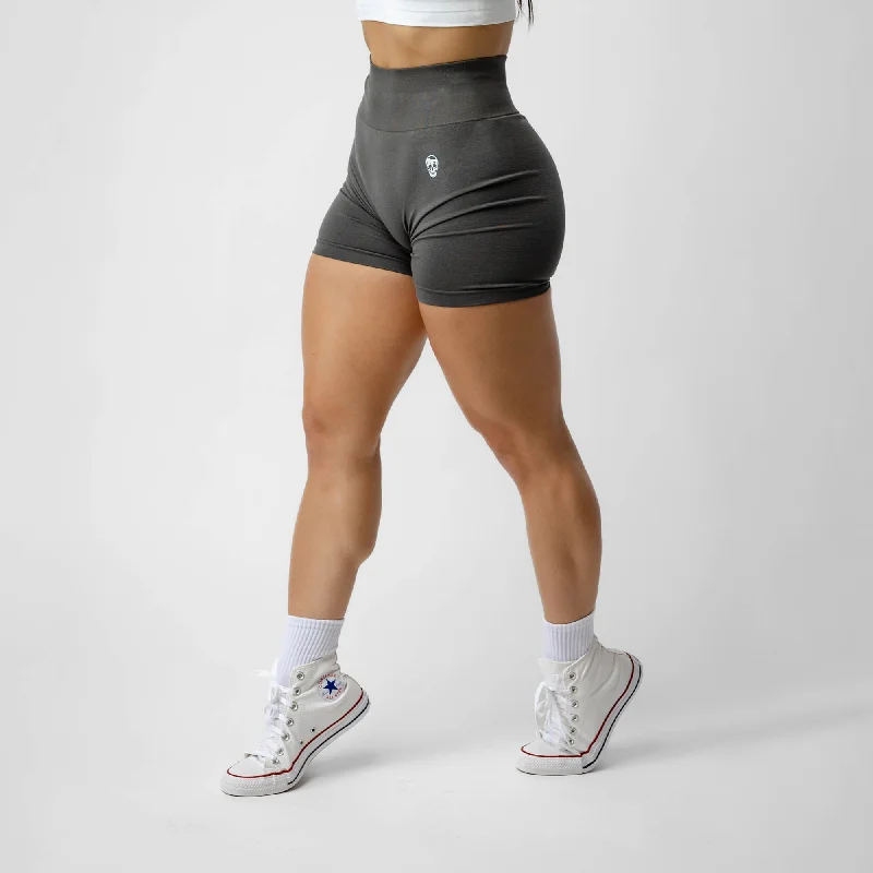Shop High-Quality Yoga Apparel At Exclusive Discounts Infinity Shorts - Flat Gray