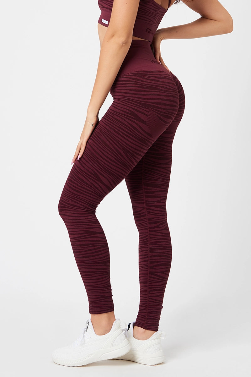 Leggings Jungle Tigre Merlot