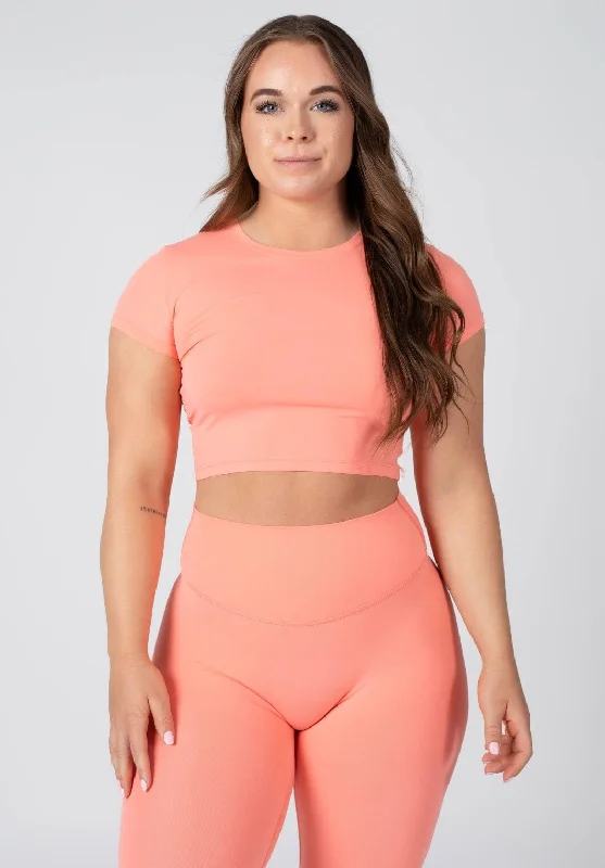 Limited-Time Savings On Yoga Leggings And Tops LiteSpeed Short Sleeve Crop Fairy