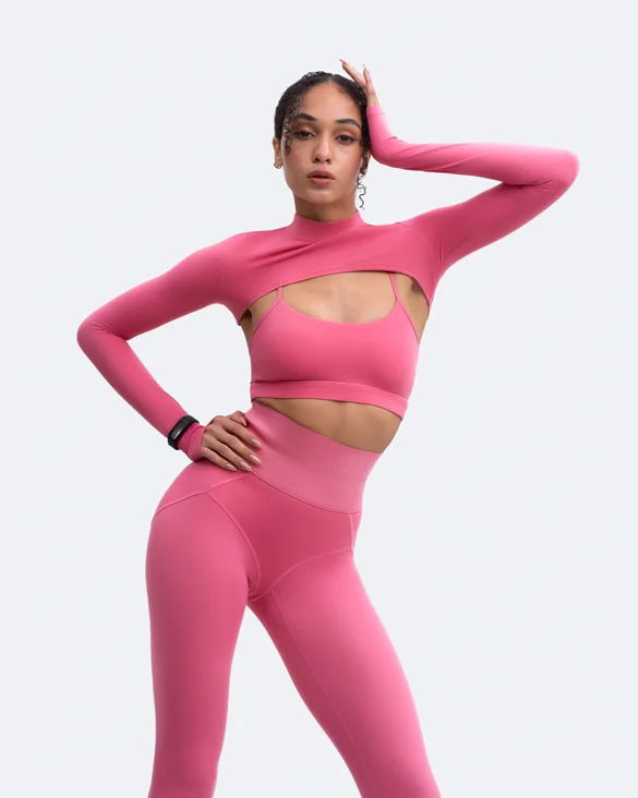 Your Go-To Yoga Outfits Now More Affordable Long Sleeve Crew Neck Shrug
