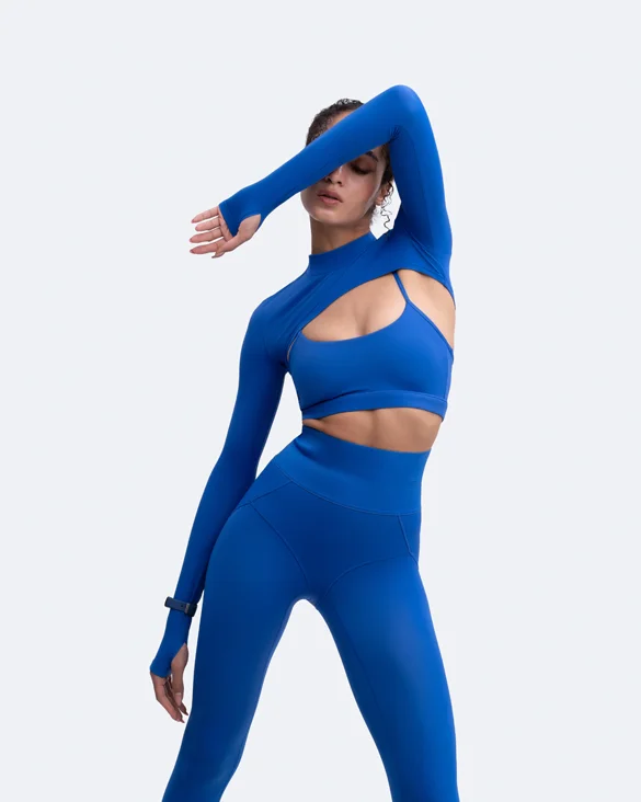 Trendy Yoga Outfits At Budget-Friendly Prices Long Sleeve Crew Neck Shrug