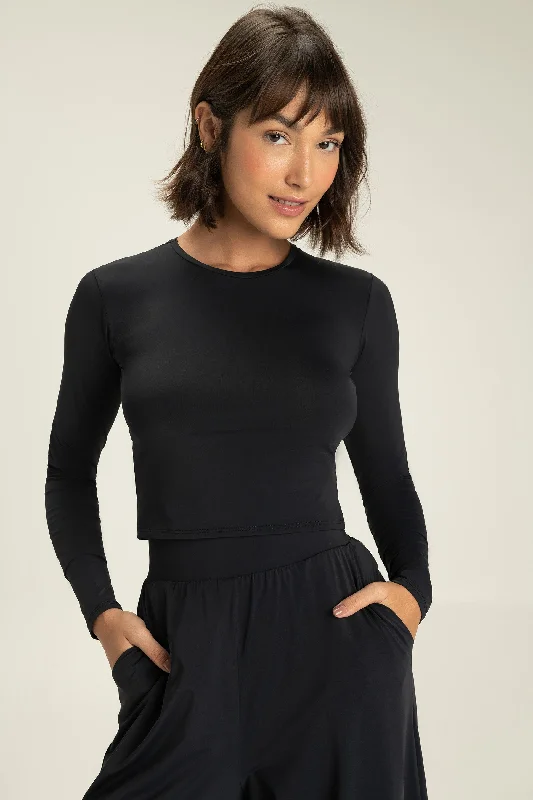 The Best Styles At The Best Prices Long Sleeve Crop Top