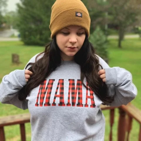 Enhance Your Flow With Stylish Yoga Wear At Great Prices MAMA • Plaid Print Pullover Enhance Your Flow With Stylish Yoga Wear At Great Prices MAMA • Plaid Print Pullover