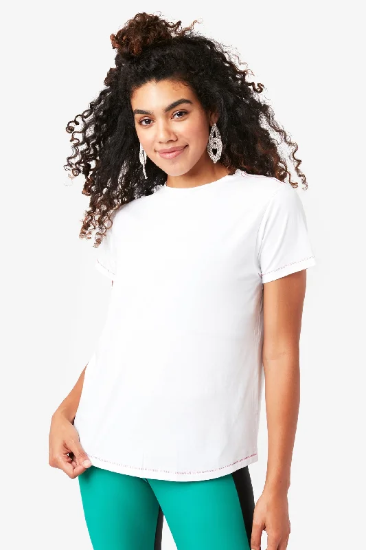 Don't Miss Out On Premium Yoga Wear Deals Bliss Tee in Marshmallow White