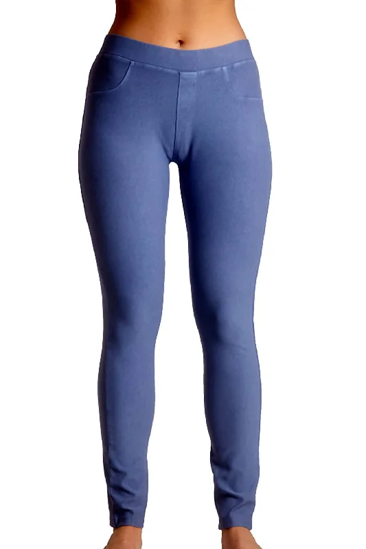 Yoga Wear That Moves With You At Lower Prices Mid Rise Leggings In Denim