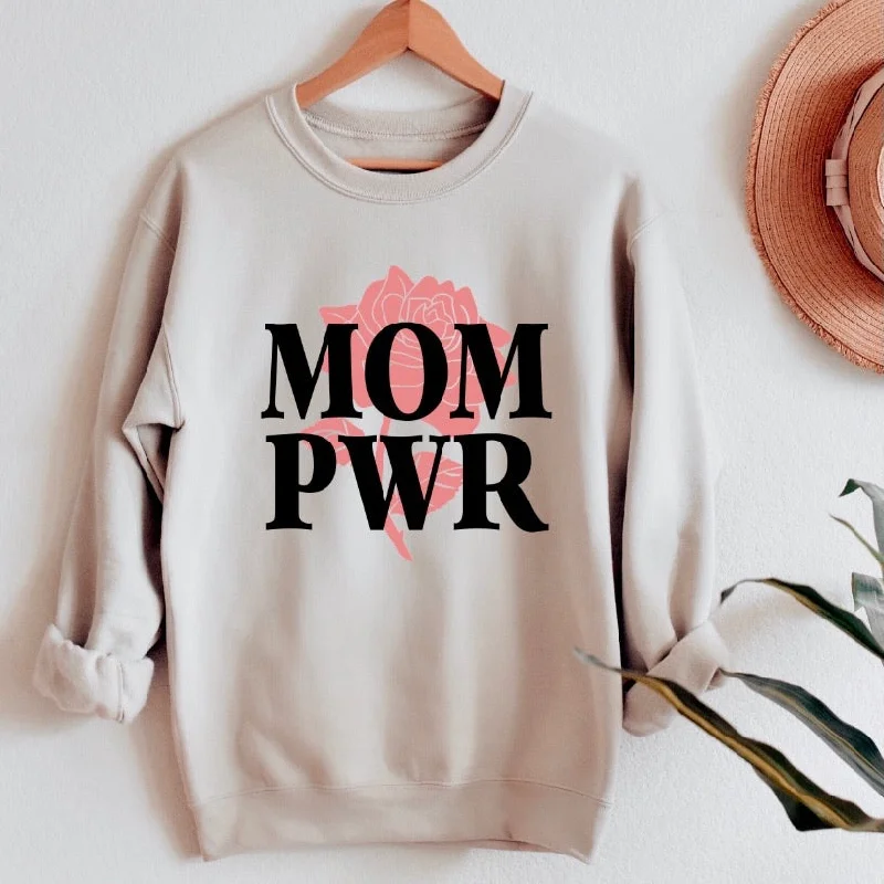 Move With Confidence In Discounted Yoga Outfits MOM PWR • Sand Pullover