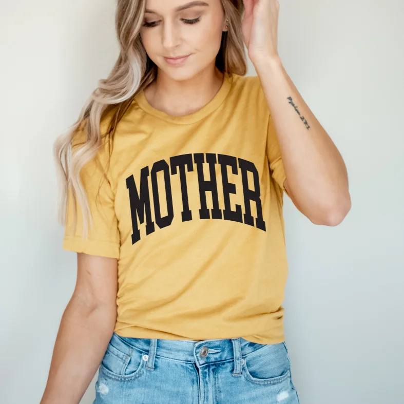 The Best Yoga Wear At The Best Prices MOTHER • Mustard Tee