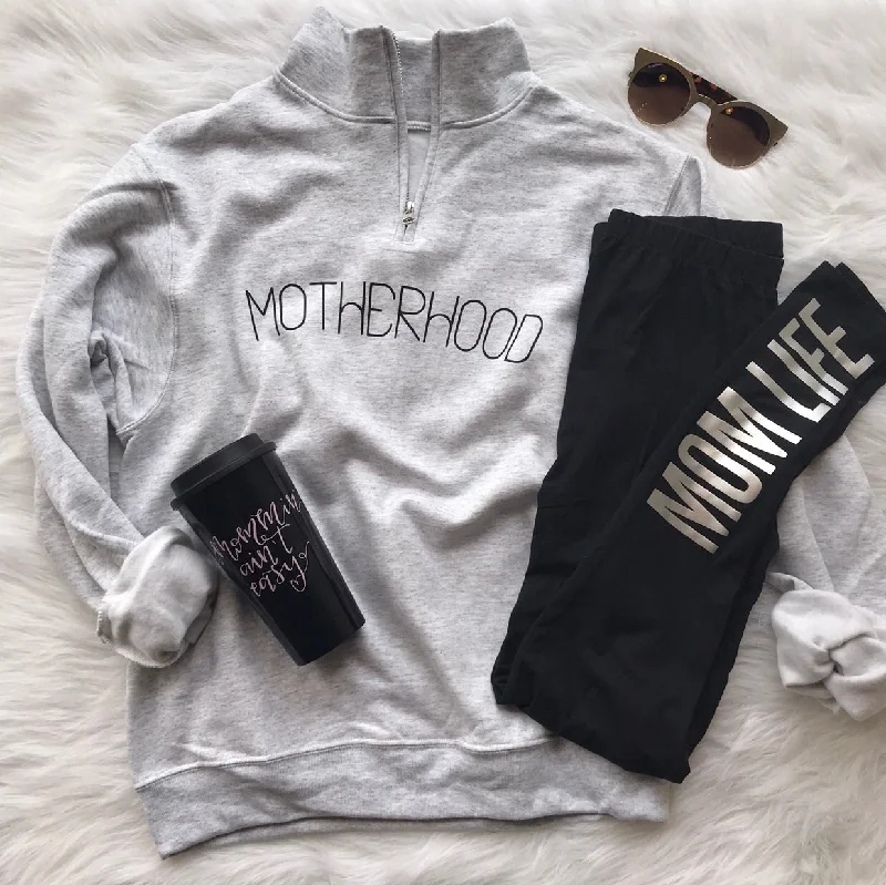 Move With Confidence In Discounted Yoga Outfits Motherhood • Quarter Zip Pullover