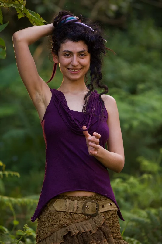 Your Yoga Wardrobe, Upgraded For Less Nama Singlet - Purple