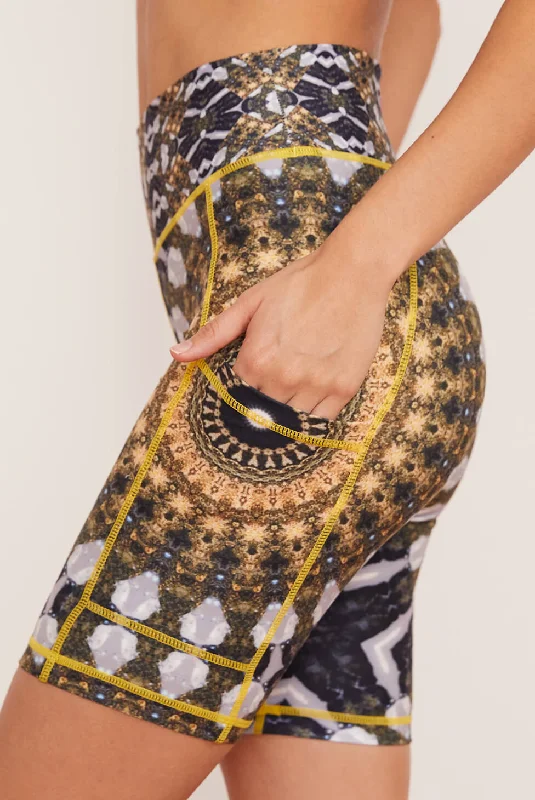 Look And Feel Your Best With Discounted Yoga Clothing Noor Pocket Bike Short
