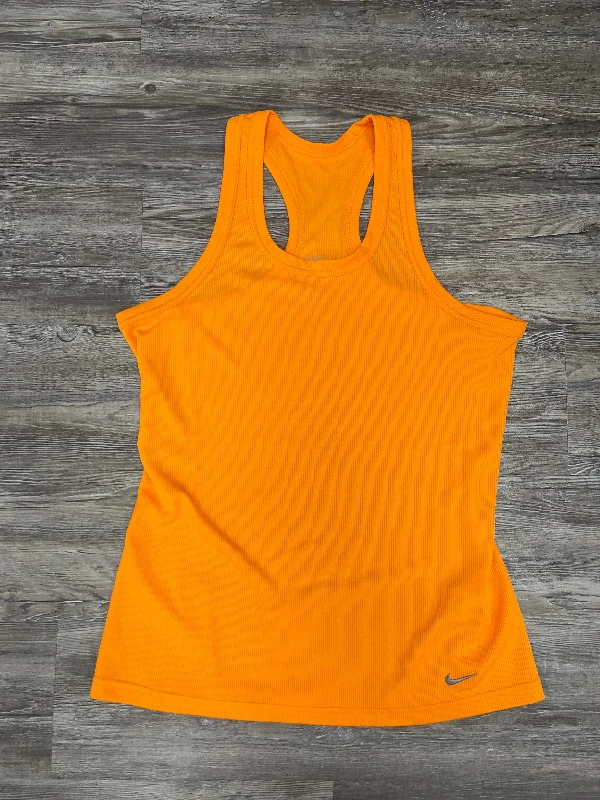 Orange Athletic Tank Top Nike Apparel, Size Xl