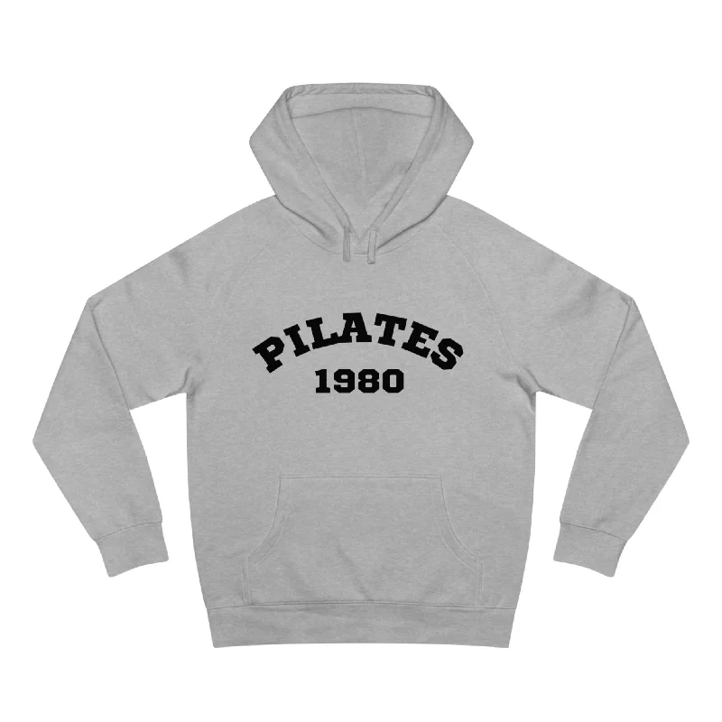 Master Every Pose With Premium Yoga Wear Deals Pilates 1980 Unisex Hoodies