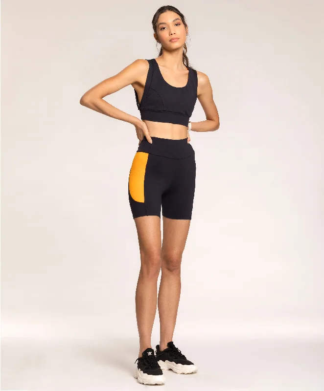 Limited-Time Sale On Stylish Yoga Apparel Power Top RioHug™ Neon Black