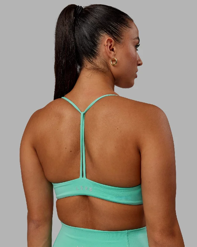 Your Yoga Wardrobe, Upgraded For Less Progression Sports Bra - Aquatic Awe