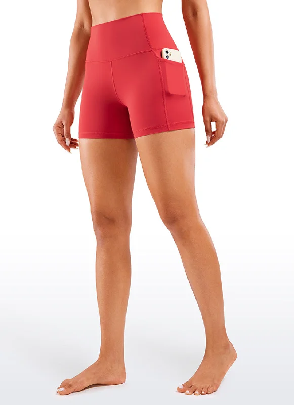 Yoga Apparel Designed For Movement At Lower Prices Nakedfeel Pocket Shorts 4''