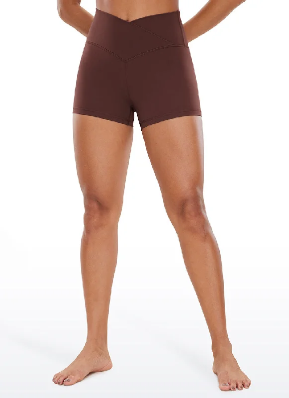 The Best Yoga Wear At The Best Prices Butterluxe Shorts 3"- V Cross Waist