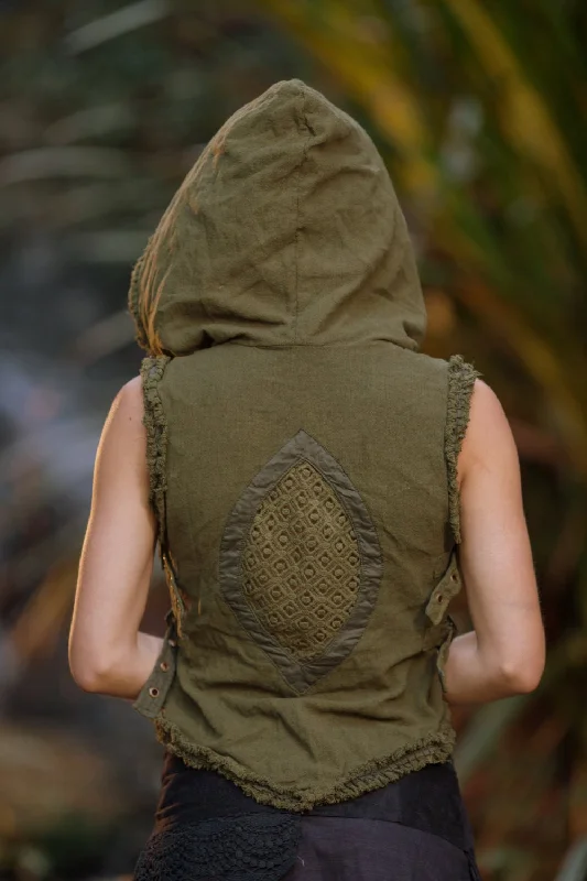 Limited-Stock Sale On Yoga Tops And Leggings Raw Maya Vest - Green