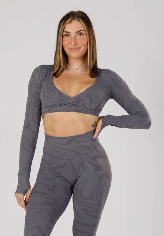 Breathable, Moisture-Wicking, And Budget-Friendly RecStretch DesB Infinite Long Sleeve Bra Groove Breathable, Moisture-Wicking, And Budget-Friendly RecStretch DesB Infinite Long Sleeve Bra Groove