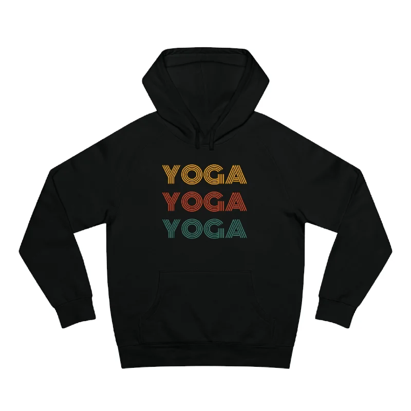 Stretch, Move, And Save On Yoga Clothing Retro Yoga Unisex Hoodies