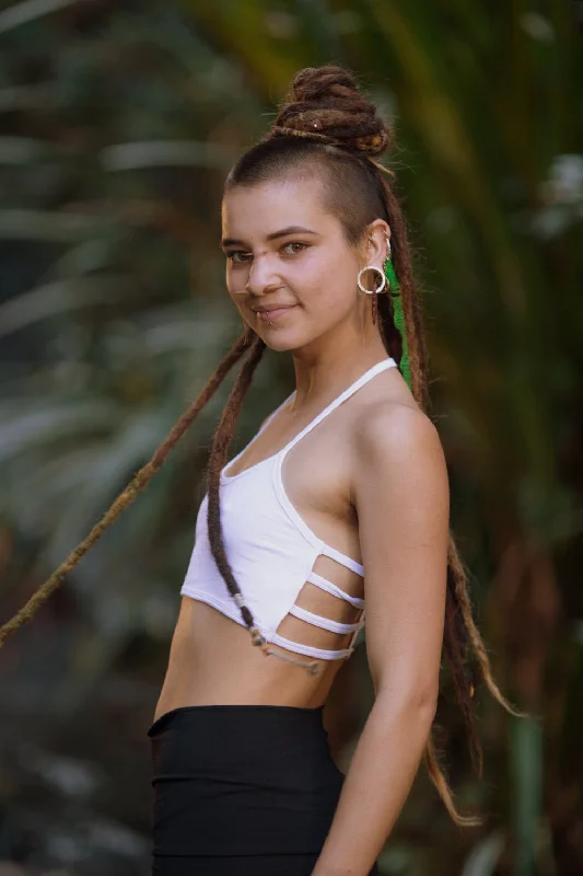 The Best Yoga Clothing At The Best Prices Samadhi Bra - White