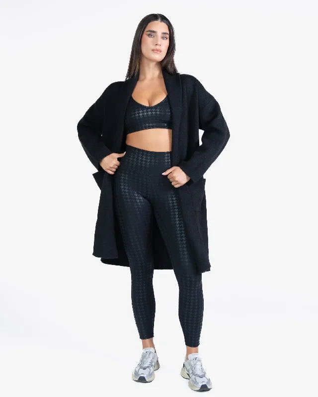 Premium Yoga Wear At Special Discounts Soho Coatigan - Black