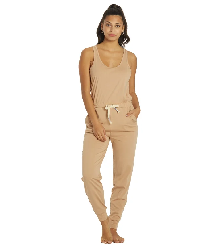 Look And Feel Your Best With Discounted Yoga Clothing Spiritual Gangster Perfect Lounge Jumpsuit Camel Look And Feel Your Best With Discounted Yoga Clothing Spiritual Gangster Perfect Lounge Jumpsuit Camel