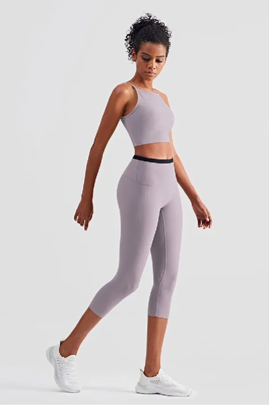 Performance Meets Savings In Our Yoga Wear Sale Ribbed Bra Top & Capri Legging Activewear Sets Performance Meets Savings In Our Yoga Wear Sale Ribbed Bra Top & Capri Legging Activewear Sets
