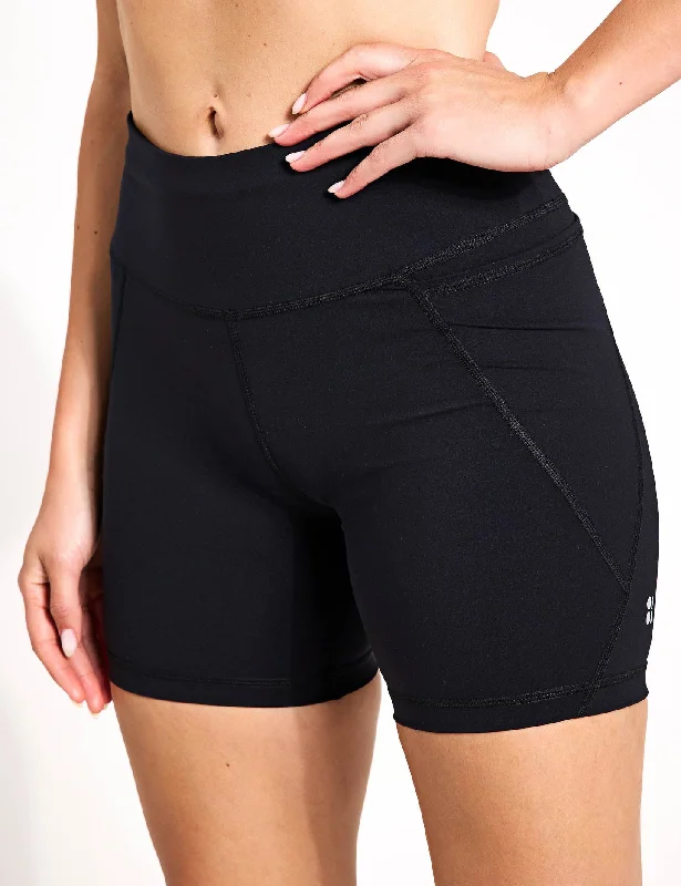 Power 6" Cycling Shorts - Black