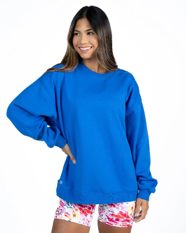 Stretch, Move, And Save On Yoga Clothing The Classic Crew - Cobalt