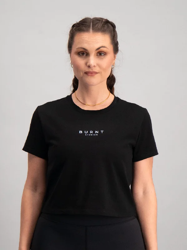 Breathe Easy In Comfortable Yoga Outfits The Essential Tee - Black