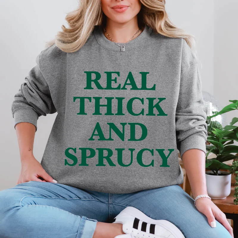 Affordable Activewear Designed For Movement THICK & SPRUCY • Tee or Sweatshirt
