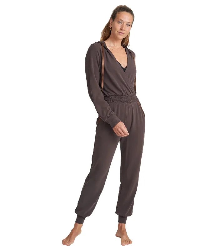 Flow In Comfort With Stylish Discounts Thrive Societe Hooded Suprlice Jumpsuit