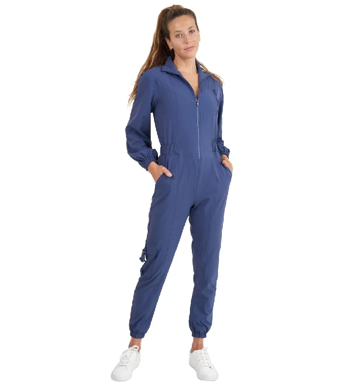 Thrive Societe Utility Jumpsuit Oceana