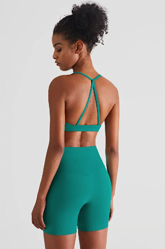 Flow Into Savings With Trendy Yoga Apparel Triangle Back Sports Bra & Biker Shorts Activewear Set Flow Into Savings With Trendy Yoga Apparel Triangle Back Sports Bra & Biker Shorts Activewear Set