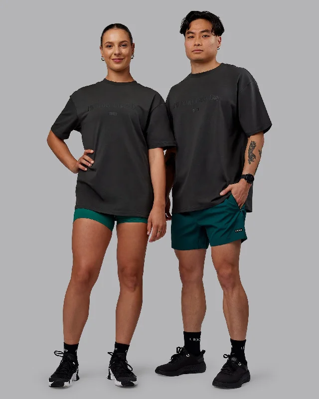 The Best Yoga Clothing At The Best Prices Unisex 1% Better FLXCotton Tee Oversize - Pirate Black-Black The Best Yoga Clothing At The Best Prices Unisex 1% Better FLXCotton Tee Oversize - Pirate Black-Black